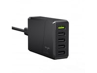 Green Cell Wall ChargeSource 5, 5xUSB, 52W, Snabbladdning