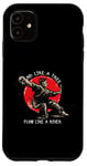 iPhone 11 Tai Chi Calligraphy / 'Stand Like A Tree Flow Like A River' Case