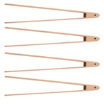 4 Packs 12 Inch Wood Toaster Tongs Kitchen Tongs for Serving Food, Flipping5440