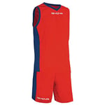 givova Power Tenue de Basket, Homme, Power, Multicolore (Rosso/Blu)