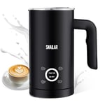 SNAILAR Milk Frother Electric 4-in-1, Hot & Cold Milk Foamer Temperature Control, 10oz/300ml Milk Frother and Steamer,Silent Operation for Coffee Latte Cappuccino, Macchiato