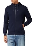 United Colors of Benetton Men's JACKET W/CAPP M/L 30LXU5004 LONG SLEEVE HOODIE, Dark Blue, XS