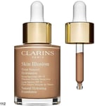 Clarins Skin Illusion Velvet Hydrating Mattifying Foundation 30ml 112C Amber