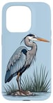 iPhone 15 Pro Great Blue Heron Case