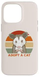 iPhone 14 Pro Max ADOPT A CAT Funny Possum Opossum Street Cats Cute Kitty Meme Case