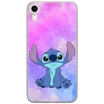 ERT GROUP Coque de téléphone Portable pour Apple Iphone XR Original et sous Licence Officielle Disney Motif Stitch 006 Parfaitement adapté à la Forme du téléphone Portable, Coque en TPU