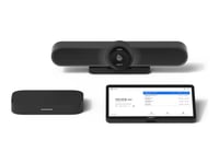 Logitech Room Solutions For Google Meet Small - Videokonferansesett (Logitech Meetup, Logitech Tap Med Cat5e Kit, Google Meet Compute) - Google Meet Certified