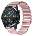 Bracelet pour Huawei Watch GT 4 46mm, Bracelet de Montre en Acier Inoxydable 22mm pour Huawei Watch GT/GT 3 46mm/GT3 Pro 46mm/GT5 46mm/GT2 46mm/GT2 Pro/GT 2e/GT Runner/GT Sport Active Classic 46mm