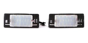 Opel Vectra C rekisterikilven LED-valaisimet 2x550lm, 2 kpl sarja