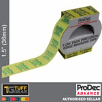 1.5" ProDec Advance Low Tack Precision Edge Masking Tape 50 Metre Roll Lines