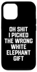 iPhone 12/12 Pro oh shit i picked the wrong white elephant gift Adults Case