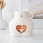 Cream Speckle Bum Oil Burner Wax Melts Booty Female Lower Body Wax Melt Warmer