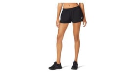 Short splite asics core run noir femme