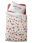 VERTBAUDET Housse de Couette bébé en Coton Bio* Happy Sky Multicolore 80X120