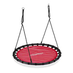 Relaxdays Balançoire nid d'oiseau rond 120 cm à suspendre enfant adulte jardin extérieur 100 kg