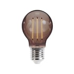 Forever Light LED-lampe Filament E27 A60 4W 230V 2000K 400lm COG, Sodet glas