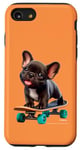 Coque pour iPhone SE (2020) / 7 / 8 P.D.Moreno Jouet de skateboard Motif bouledogue français