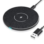 Wireless Charging Pad, 20W Fast Wireless Charger, Wireless Phone Charger Compatible with iPhone 12/13/14/15, Inductive Charging Station Compatible with Samsung Galaxy S24/S23/S22/S21/Google Pixel