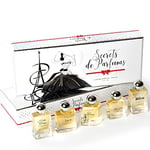 Charrier Parfums Secrets de Parfums, Coffret de 5 Eaux de Parfum miniatures, Blanc, 50 ml