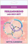 Perler lag selv armbånd 10x15 cm 3 stk