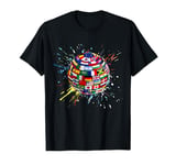 International World Flags T-shirt Flags World Map for kids T-Shirt