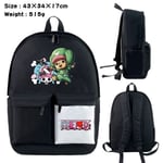 One Piece Sac à dos périphérique One Piece Anime Sac d'école Couleur assortie Sac de voyage en plein air Sac d'ordinateur Cartable Sac One Piece-JJ8638