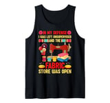 Quilting Knitting Crochet Sewing Machine Fabric Crafting Tank Top