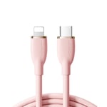 Joyroom USB-C till blixtsnabb laddningskabel, 30W, 1,2m - Rosa