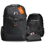 Everki EKP120 - Sac à dos pour ordinateur portable jusqu'à 18,4 pouces (46,7 cm) avec un concept de compartiments bien pensé, beaucoup d'espace de rangement et d'autres fonctions de qualité, noir