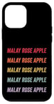 Coque pour iPhone 12 mini Pomme rose malaise