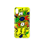 Valentino Rossi Cover iPhone X Street Art One Size,Multi,Unisex