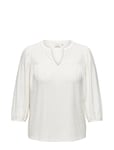 Carsandra 3/4 Split Top Jrs White ONLY Carmakoma