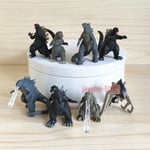 8Pcs Godzilla VS King Kong MUTO Atomic 2'' Figure Model Scenes Toys Doll Gift