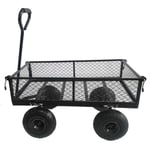 Chariot de jardin pliable - Luckyer - Transport de bois de chauffage et plantes - 249,5 kg