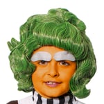 Factory Worker Child Wig Green Chocolate Fancy Dress Book Week Film Character