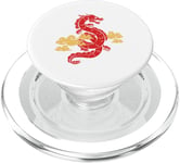 Dragon chinois Nouvel An Symbole Zodiaque Chinois Lunaire Nouvel An PopSockets PopGrip pour MagSafe