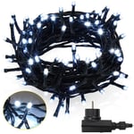 Guirlande lumineuse led 20m 200 LEDs Décoration de Noël – Décoration pour Mariage Noël Intérieur et Extérieur Blanc Froid - Hengda