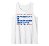 Department of Government Efficiency Patriotic Trump Slogan Tank Top