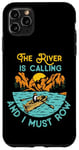 iPhone 11 Pro Max Rowing Row Boat Retro Vintage The River Is Calling And I Case