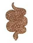 Bongusta Snake Rug Brun