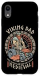 iPhone XR Funny Viking Dad Medieval Lawn Mower Lawnmower Father Figure Case