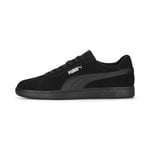 Puma Unisex Adults Smash 3.0 Sneakers, Puma Black-Puma Black-Puma Silver, 36 EU