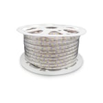 60 LED Strip Light 8.5W/m - 4000K, IP66, 220V, 50m/rulle - Kulör : Neutral