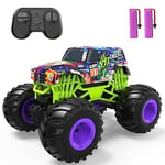 DEERC All Terrain Remote Control Monster Truck Toy,1:16 Scale RC Car for Boys,2.4Ghz High Speed Electric Vehicle,RC Truck Gift for Kids