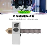 5 Set 3D Printer Hotend Brass Nozzle Throat Tube Heater Block Extruder UK