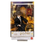 Mattel Harry Potter Coffret Poupée Harry Potter Et Le Choixpeau Magique, Avec Accessoires Harry Potter De 30 Cm Et Robe Gryffondor, À Collectionner, Jouet Enfant, A Partir De 6 Ans, HND78