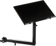 K&M 18815 Support pour ordinateur portable pour table de clavier Omega - aluminium, acier - bras pivotant variable, montage facile sur le pied de support