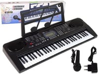 Piano mikrofonilla Lean Toys Keyboard MQ-6159