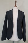 Emporio Armani Womens Blazer Jacket Black Size uk 10