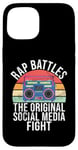 Coque pour iPhone 15 Rap Battles The Social Media Fight Hip Hop des années 90